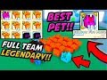 FULL LEGENDARY TEAM & STRONGEST PET!! | Pet Simulator 2 (Roblox)