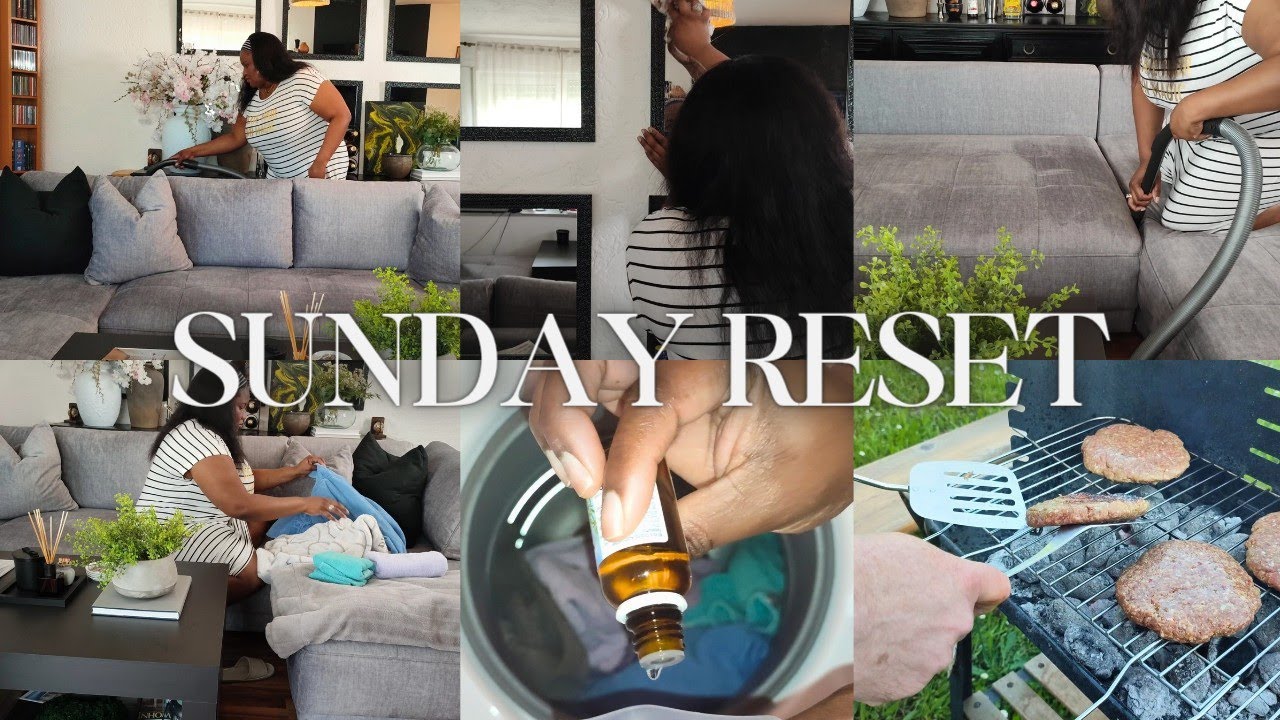 *NEW* SUNDAY RESET ROUTINE | CLEANING MOTIVATION | CLEANING, COOK ...