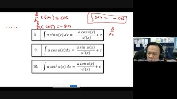 #DBM20023 [3.1]#EngineeringMathematics2 - Indefinite Integrals (Pengenalan Trigonometric Functions)