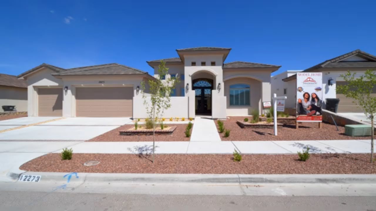 The Corona by Sanderson Village Custom Home Builder in El Paso, TX
