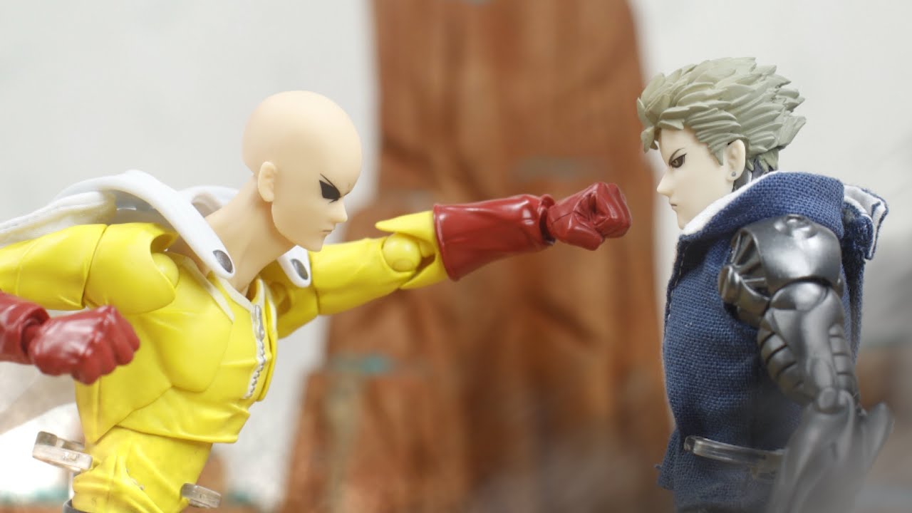 STOP MOTION ワンパンマン サイタマ VS ジェノス saitama vs genos