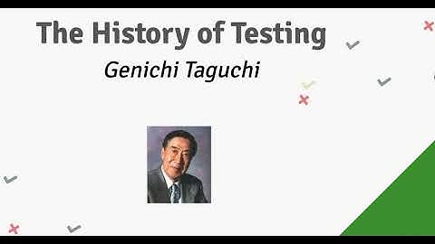 On January 1, 1924 was born Genichi Taguchi