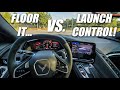 How Much FASTER is Launch Control on The C8 Corvette?