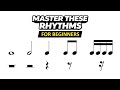 Learn Basic Rhythms | How To Count Notes and Rests