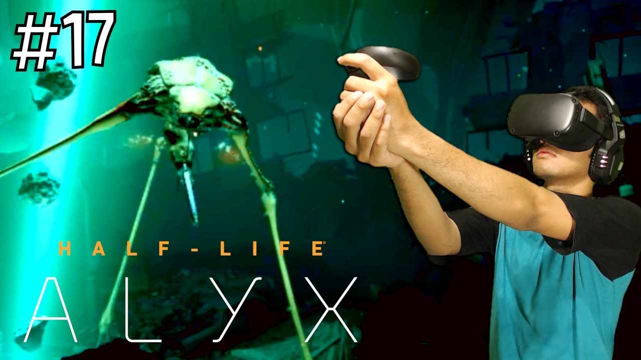 Half-Life: Alyx Indonesia - Story Part 17 - STRIDER! Monster Laba-Laba ...