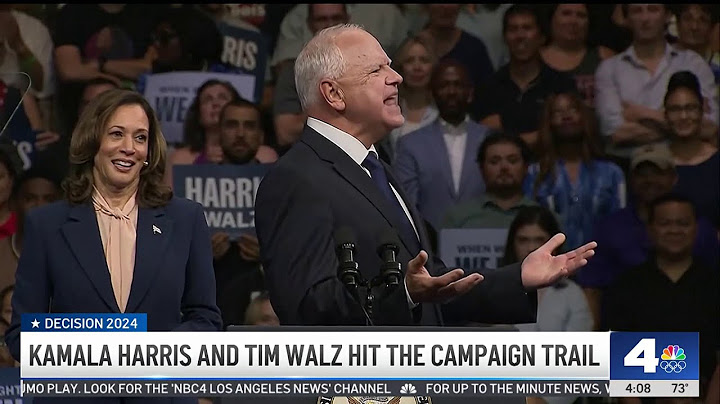 Kamala Harris and Tim Walz hit the campaign trail