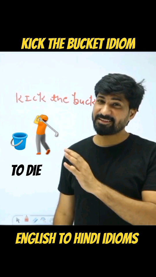 Kick the bucket idiom ssc idioms idiomsandphrases vocabulary 