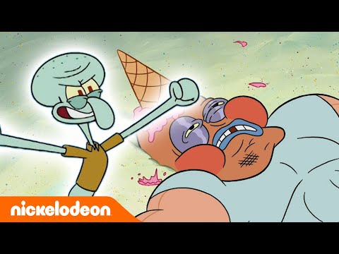 Bob Esponja | Os tentáculos Indestrutíveis de Lula Molusco | Brasil | Nickelodeon em Português