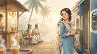 Early Morning Train Platform in Kerala ⛰️🚂| Tea, Steam & Gentle Longing | Cozy Slow Living ASMR screenshot 4