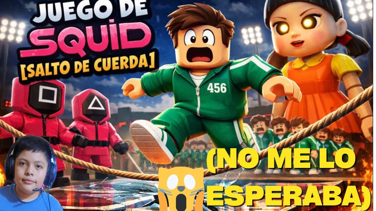 ENTRÉ al JUEGO DE SQUID [Salto de cuerda] en ROBLOX y ESTO NO ESTABA PLANEADO…