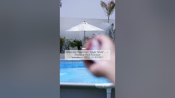 Install pool fountain with lights to enjoy pool party at night!#poolfountain #poolhour #pool #summer