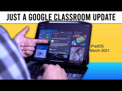 Google Classroom Updates for iPad