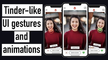 SwiftUI: Tinder-like UI Gestures and Animations