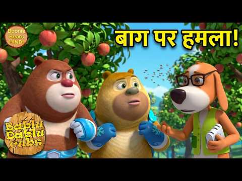 फलों की बाघ ने किया कीड़ों ने हमला | Bablu Dablu Hindi Cartoon Big Magic | Boonie Bears Hindi