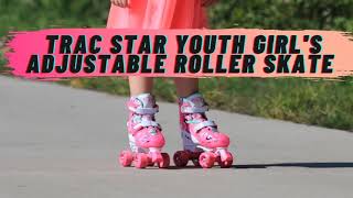 Trac Star Youth Girl's Adjustable Roller Skate Review and Buying Guide by Indoor Outdoor Lover