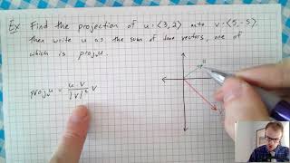 6.04 Finding a Vector Projection (Part 5)