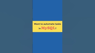 How to Use MySQL Triggers to Automate Database Tasks ⚙️ #mysql #triggers