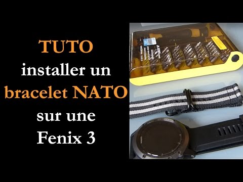 Tuto : changer le bracelet de Fenix 3 par un bracelet NATO 