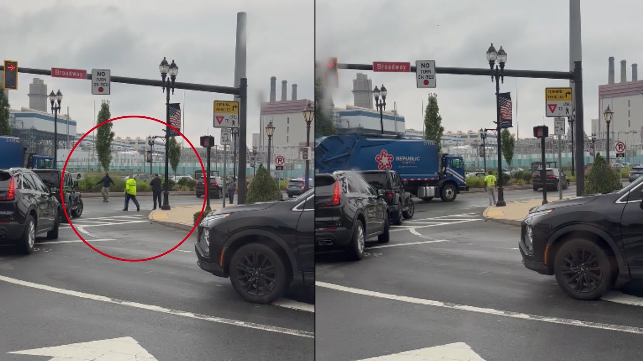 Video shows man in police standoff before driving off in Republic garbage truck