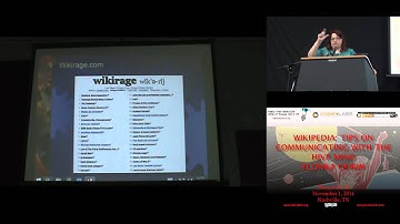 PhreakNIC 18   Wikipedia   Tips on Communicating with the Hive Mind   Elonka Dunin