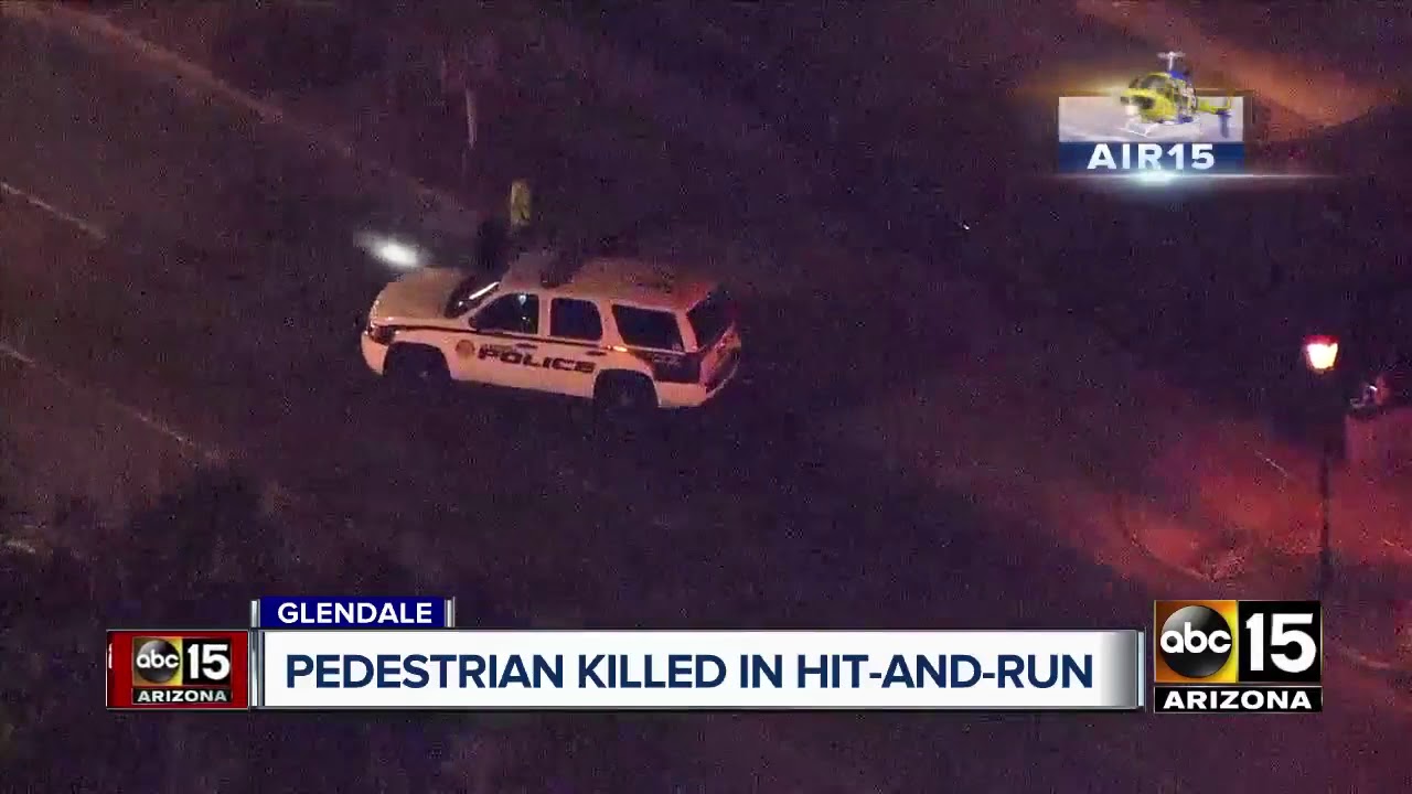 Pedestrian killed in hit-and-run in Glendale - YouTube