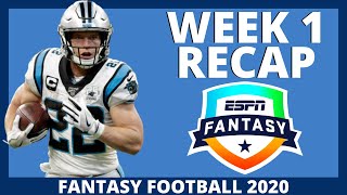 2020 Fantasy Football - Week 1 Recap - Studs and Duds