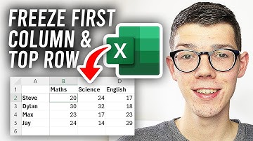 How To Freeze Top Row & First Column In Excel - Full Guide