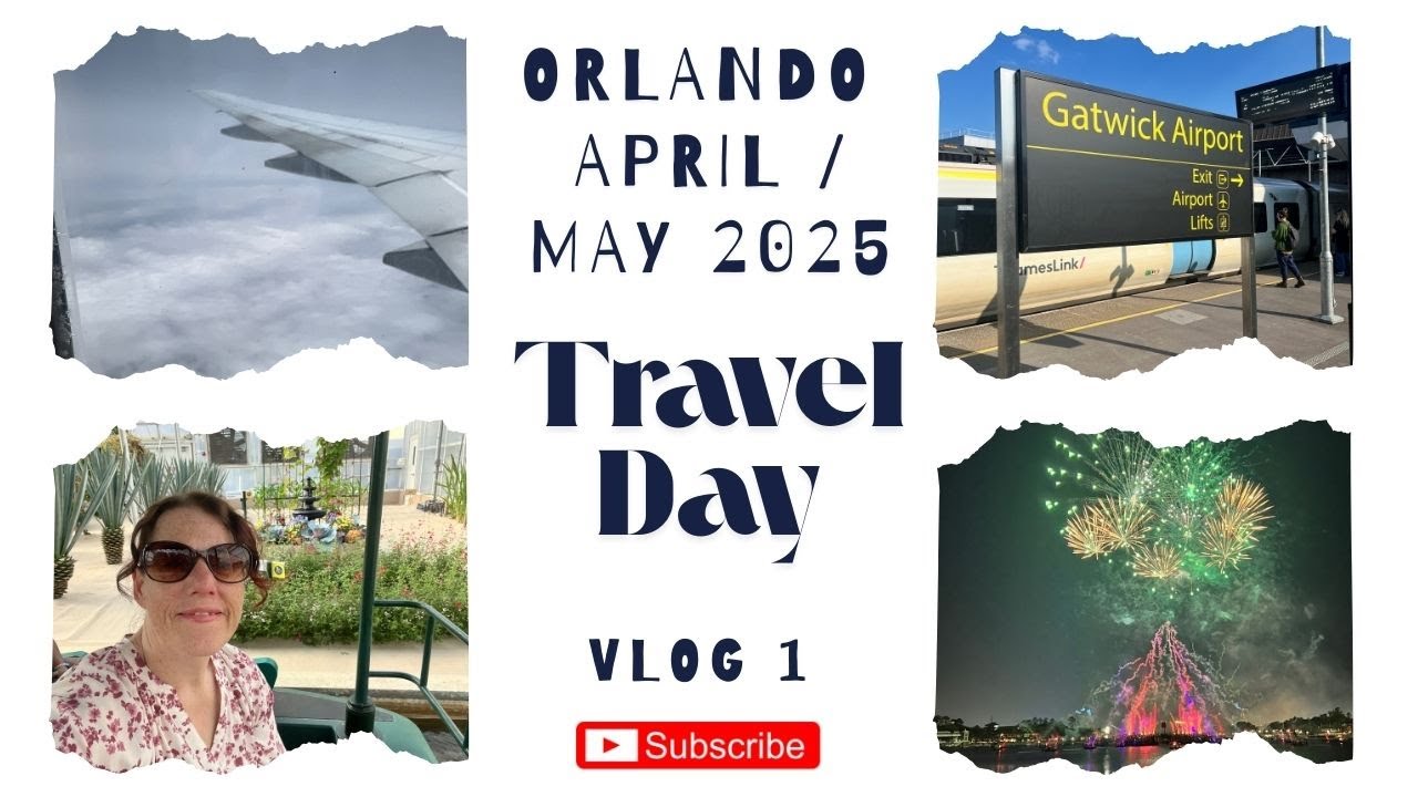 ORLANDO VLOGS! Travel Day | London Gatwick to Orlando International April 2025