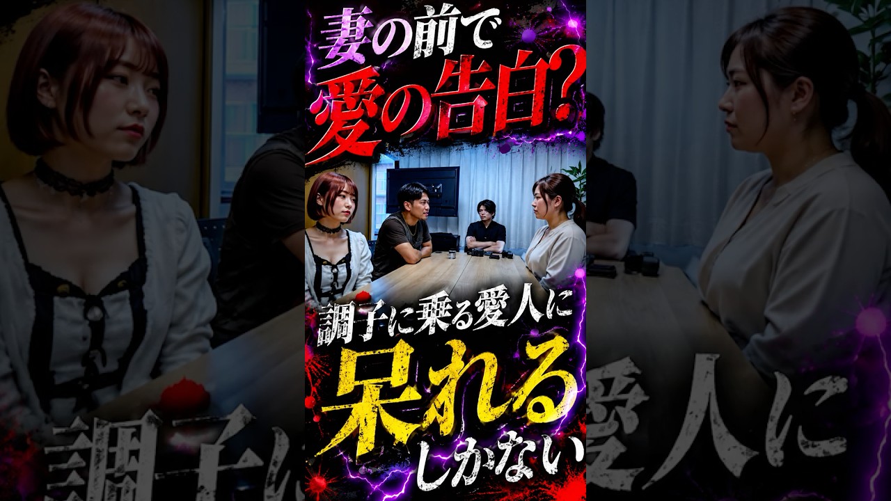自分をヒロインと勘違いする愛人…逆ですよ