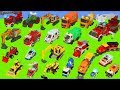 Excavator, Tractor, Fire Truck, Garbage Trucks & Police Cars Toy Vehicles for Kids