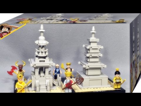 옥스포드 불국사 석탑 다보탑,석가탑 레고 호환 블럭 조립 리뷰 Oxford Brick for mania bm3529 Lego block