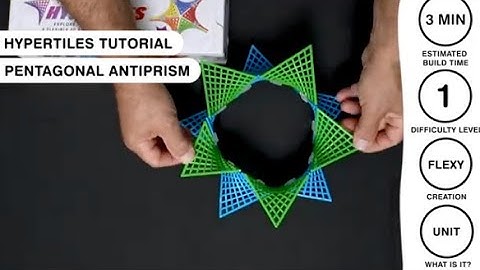 HyperTiles Guided Tutorial How To Make The Pentagonal Antiprism Level 1