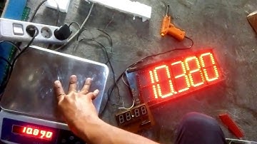 Arduino Score Board UART | Weight Scale Display Seven Segment RS232