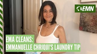 Emmanuelle Chriqui's Easy Peasy Laundry Tip
