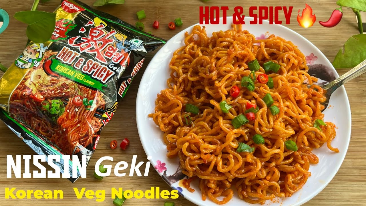 Nissin Geki Hot & Spicy Korean Veg Noodles