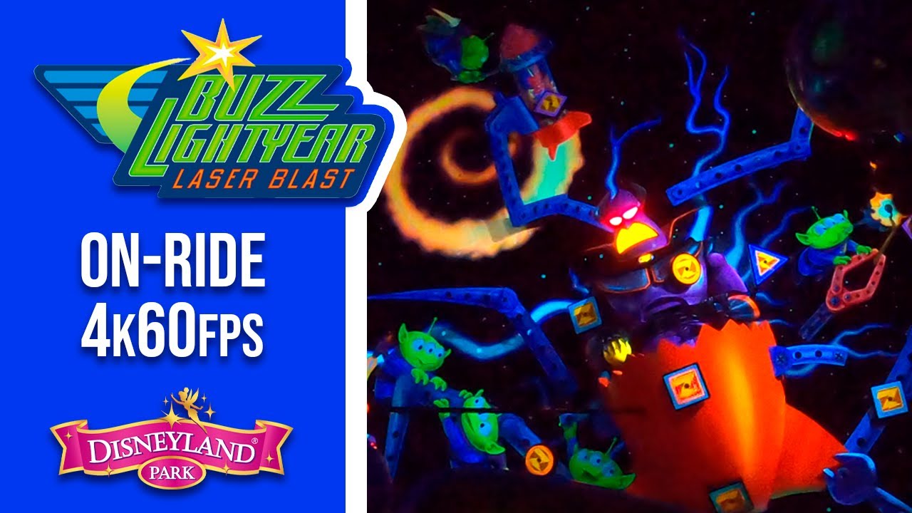 Buzz Lightyear Laser Blast OnRide POV 4k60fps Sansei Omnimover