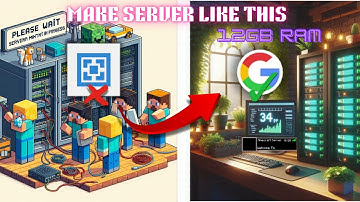 How To Create Free 12GB Ram Minecraft | Server Using Google Colab 24/7
