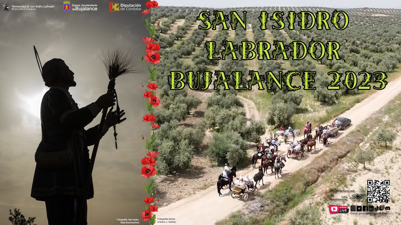DESFILE ROMERÍA SAN ISIDRO LABRADOR CALLE SAN JUAN BUJALANCE 2023