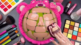 Satisfying Video How I Do Watermelon Base Makeup | Foundation Blending & Soft Tapping ASMR for Sleep screenshot 2