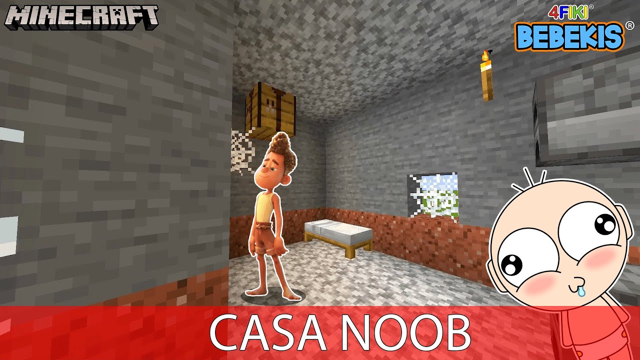 Como hacer casa Noob de Alberto Scorfano | Minecraft casas vs casas mod ...