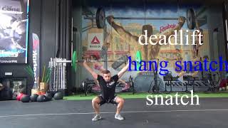 crossfit snatch complex 2