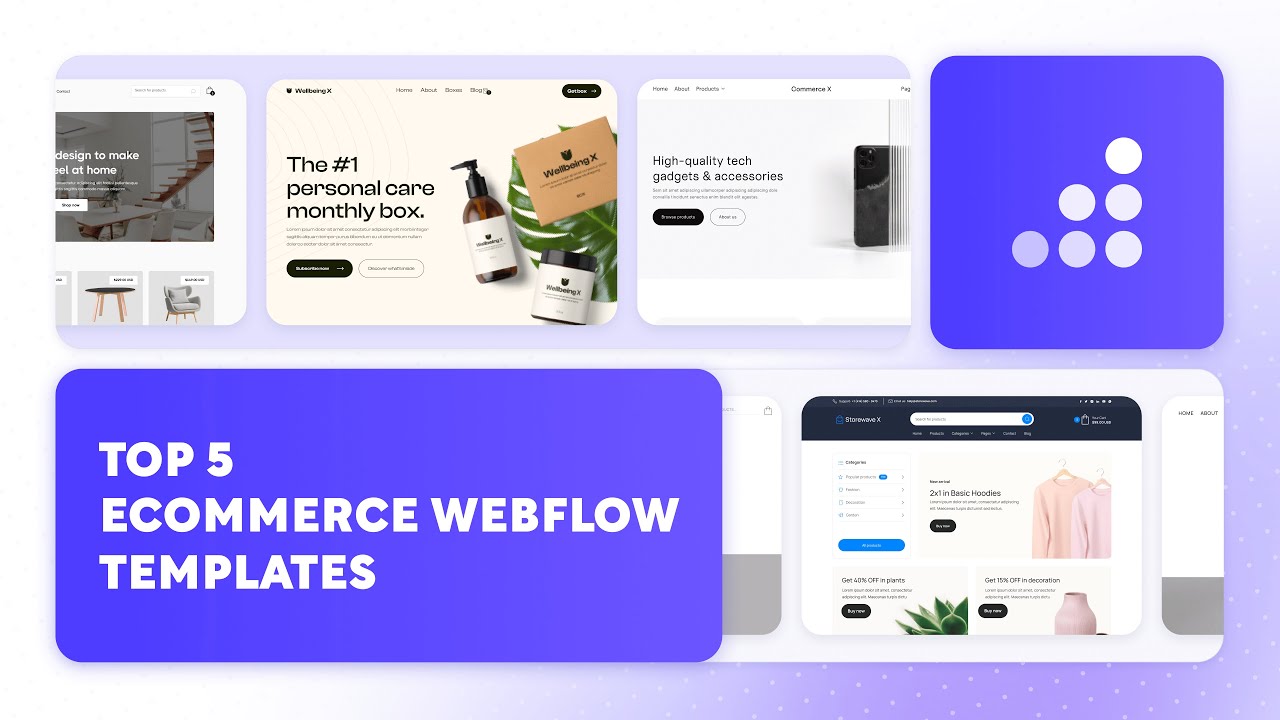 Best Ecommerce Webflow Templates of 2023 | BRIX Templates