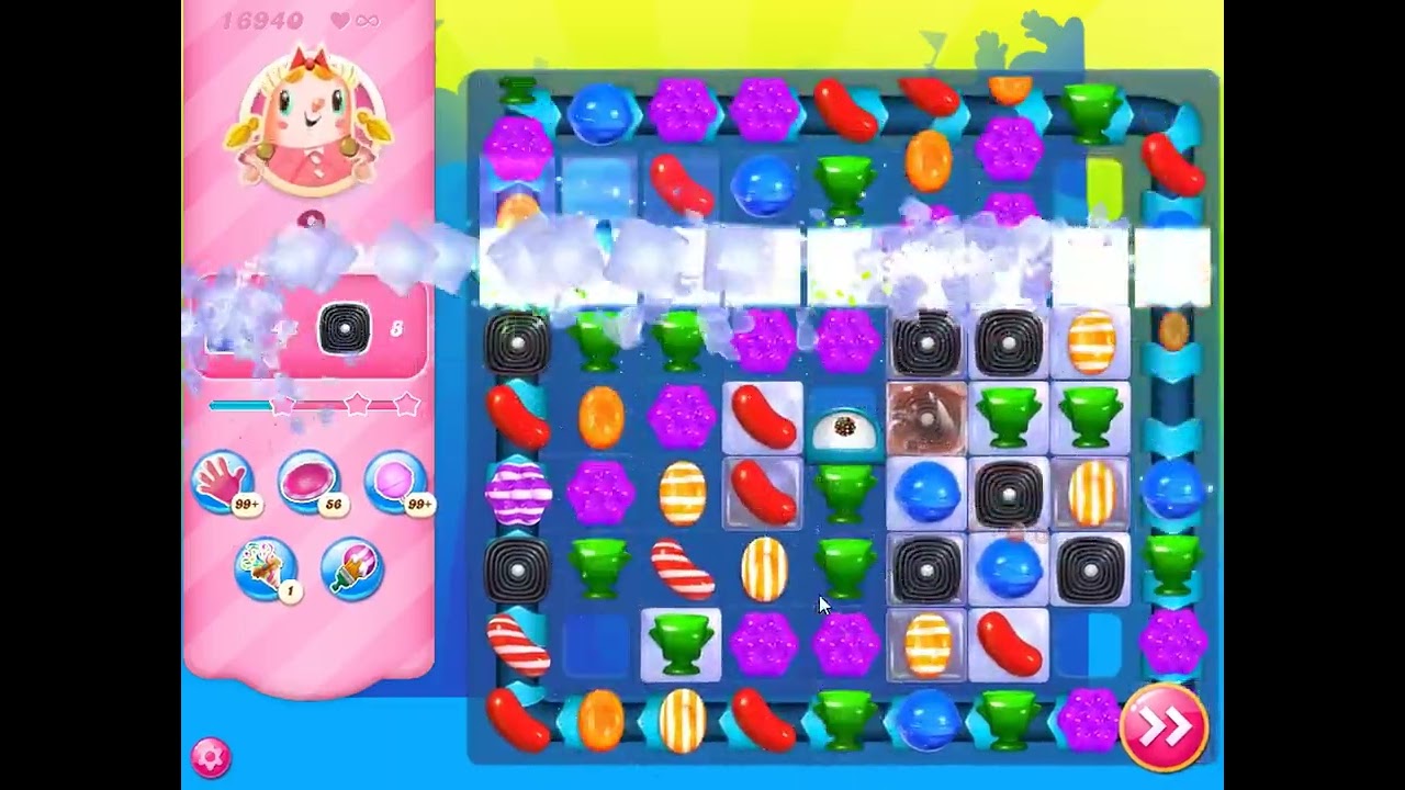 Candy Crush Saga Level 16940 - NO BOOSTERS | SKILLGAMING ✔️