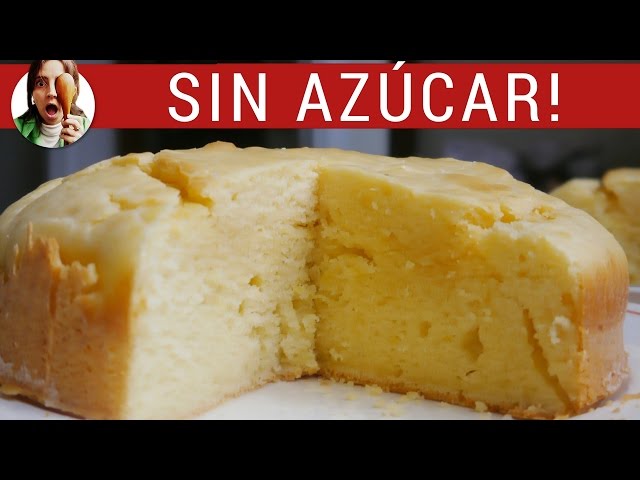Bizcochuelo sin azúcar (apto diabéticos) - Paulina Cocina