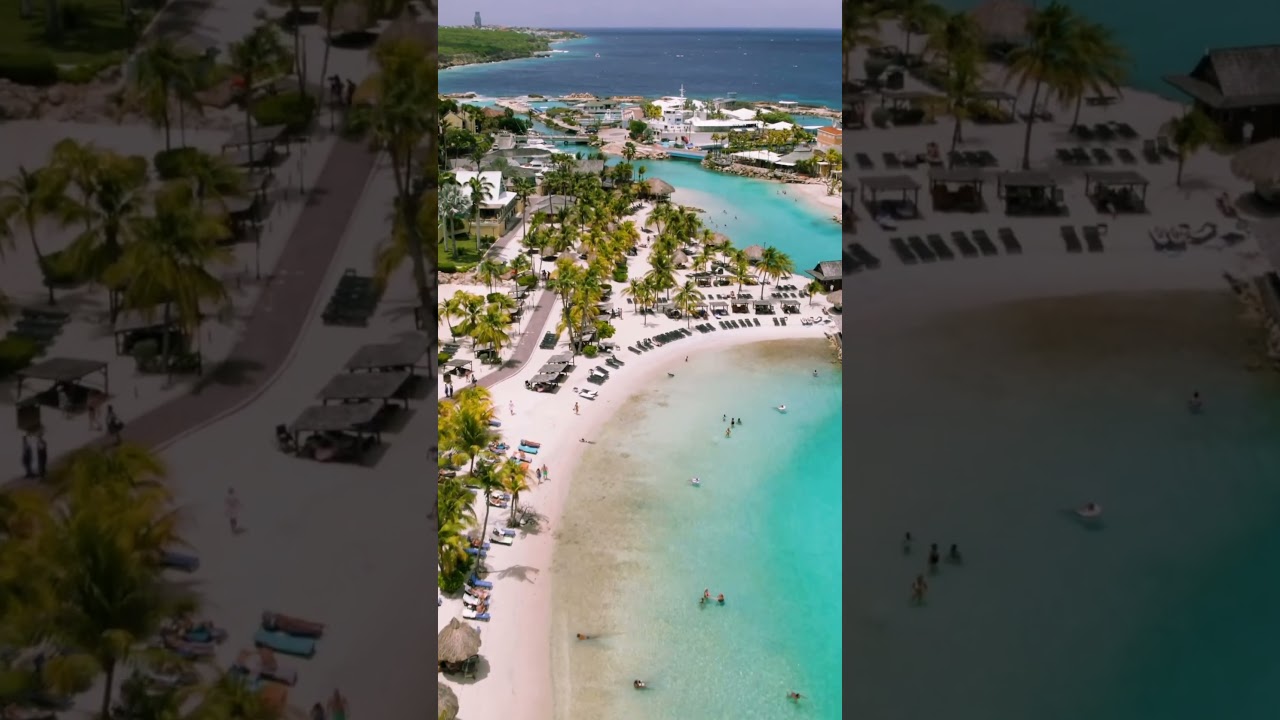 Flying the drone in paradise. Curaçao is beautiful. 🥹 