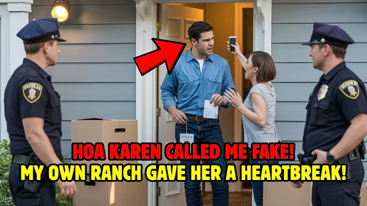 HOA Karen Called the Cops While I Was Moving Into My Own Ranch—Said I Was an Intruder!