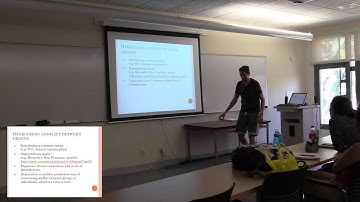 Lecture 33 Overcoming Conflict between Groups