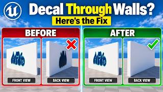 UE5 Decal Appears Through Walls Here’s the Fix