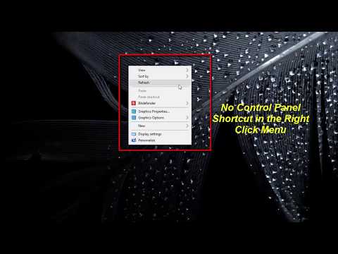 Control Menu In How to Add a Control Panel Shortcut to the Right Click Menu in Windows ...