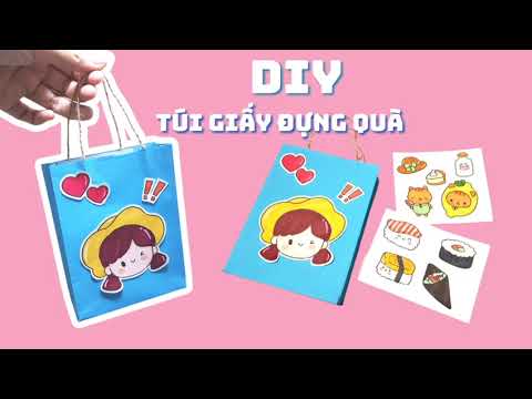 Video Cách làm TÚI GIẤY ĐỰNG QUÀ, gói hàng| Cách làm túi... - youtube